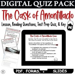 The cask of amontillado quiz