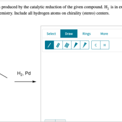 Draw catalytic produced structure compound center use following hydrogen