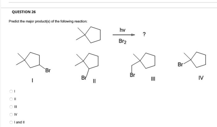 Predict the major product for the reaction shown.